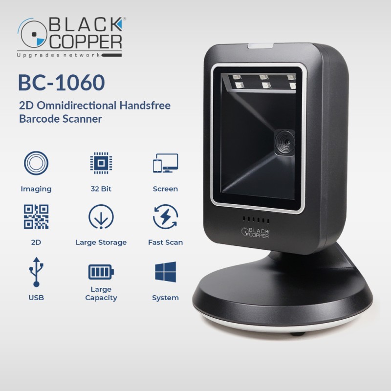 Black Copper BC-1060 2D Barcode Scanner