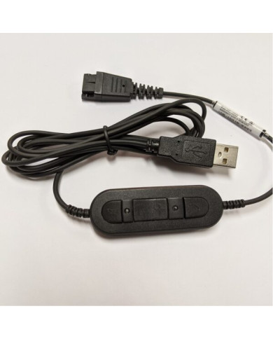 Mairdi MRD-USB002 Headset Cord with Volume and Call Control Buttons