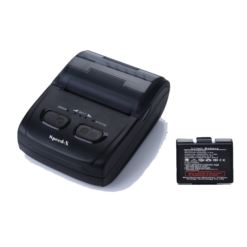 Speed-X BT500M Mini Portable Bluetooth Printer 58mm (New)