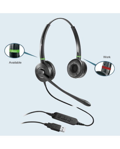 VBeT UC VT6909 headset VT6909 UNC dual ear USB